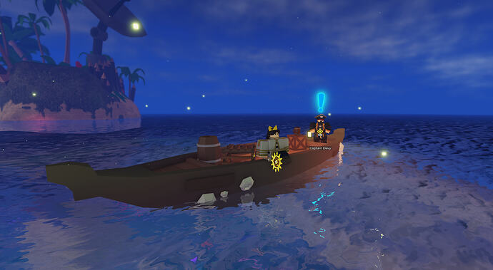 Davy in his boat