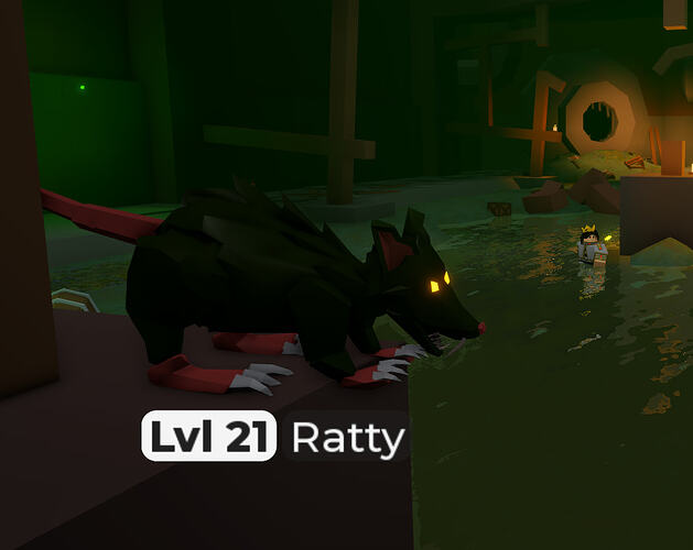 A Ratty. Size may seem larger than usual due to perspective.