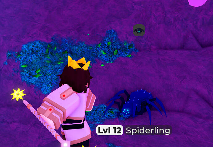 A spider that to a gnome would appear quite large!