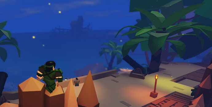 The Fortified Wall looking over the bayside